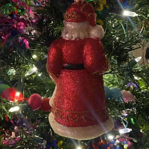 Waterford Holiday Heirloom Santa with beautifully colorful jacket✨🎅🏻🎄💕 Ornaments